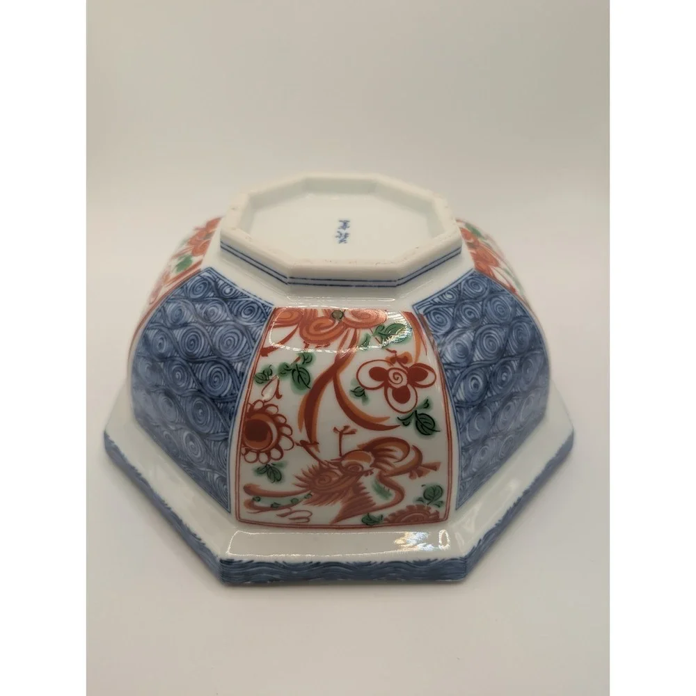 Vintage Japanese Imari Arita Porcelain 7.5
